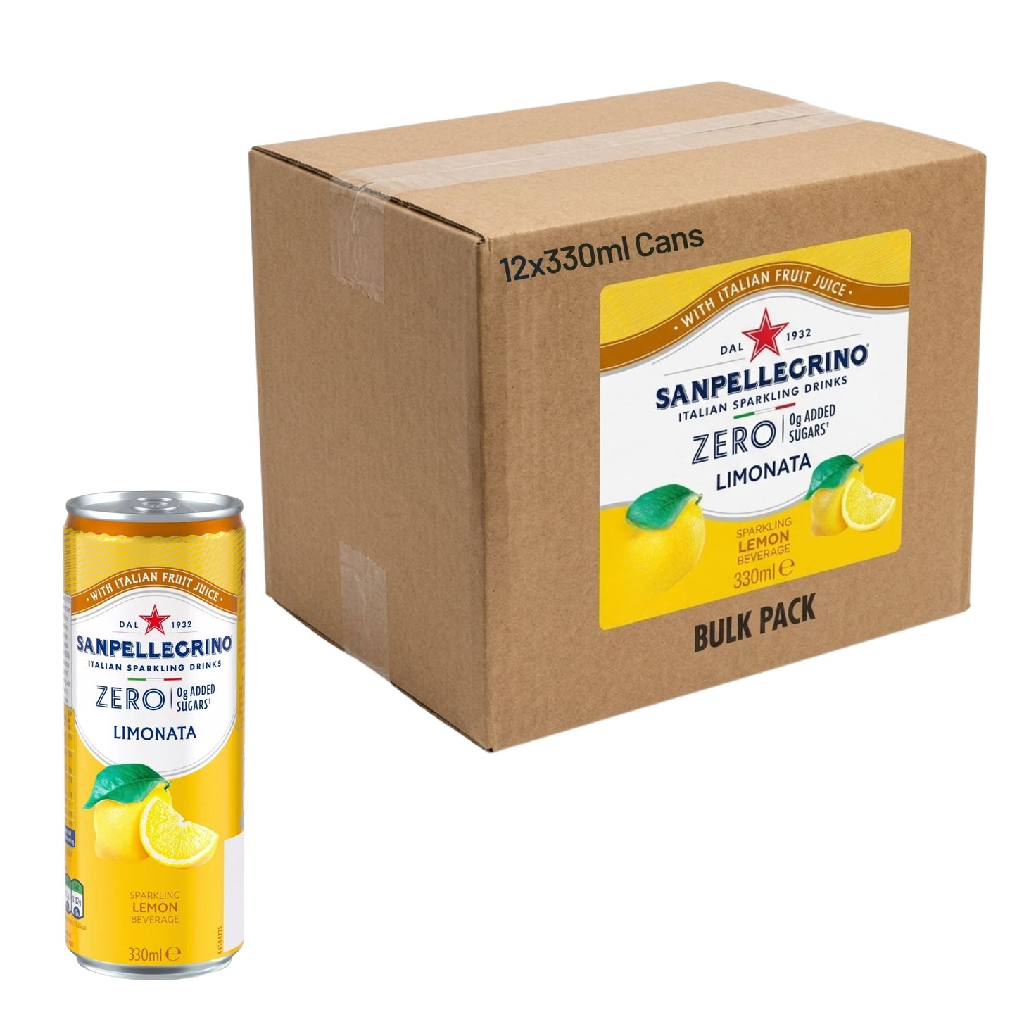 San Pellegrino Zero Lemon Sparkling Drink 330ml