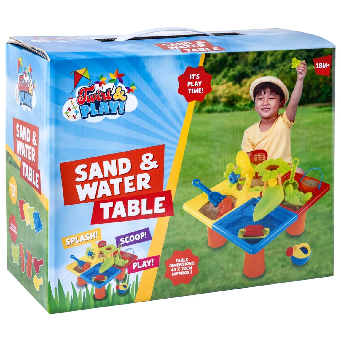 Sand and water table 23 piece outdoor play set