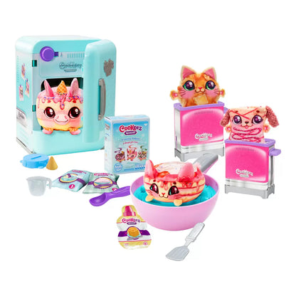 Kids pretend kitchen baking set with mystery plush