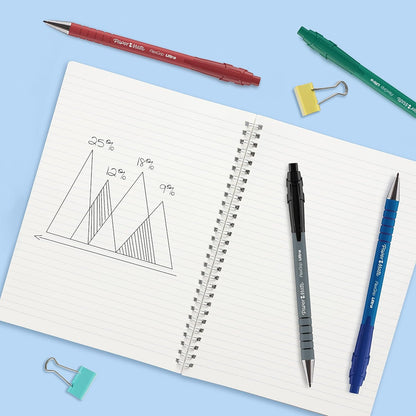 Smooth writing pens with rubber barrel