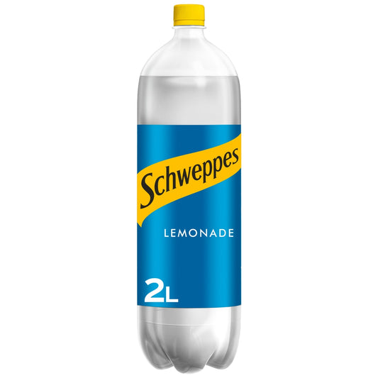 Schweppes Lemonade 2 Litre bottle sparkling drink