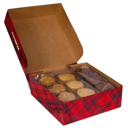 Stem ginger, chocolate chip, and cranberry oatcake cookies