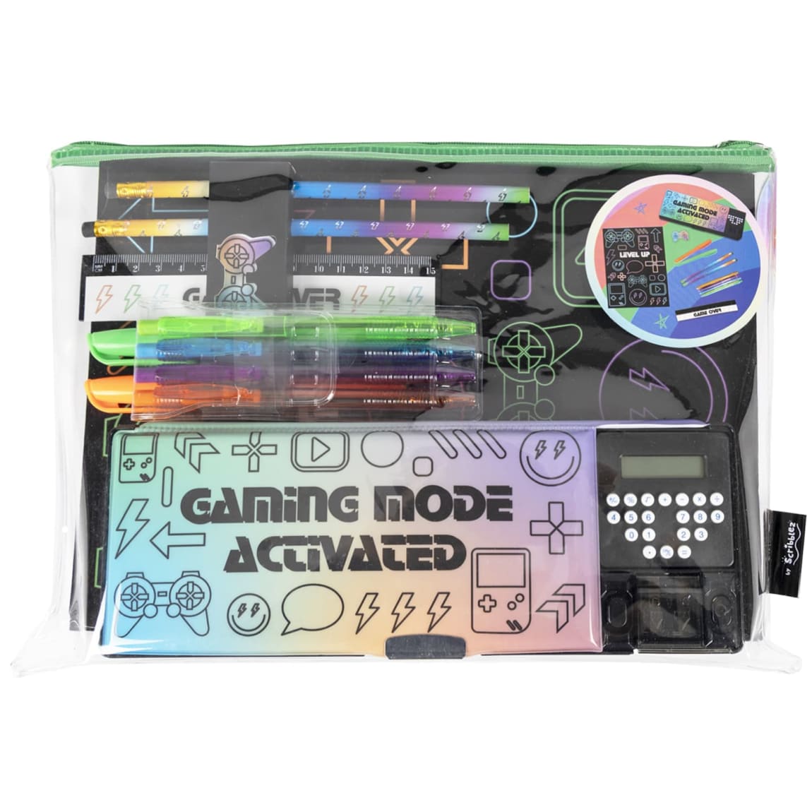Scribblez Gaming Mode Activated Stationery Set