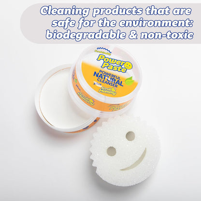 Scrub Daddy Power Paste used on induction hob and cooker – eco-friendly and effective cleaner