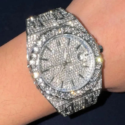Shining crystal-style women's fashion wristwatch