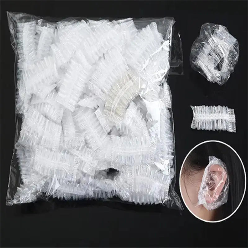 Disposable ear covers for bathing