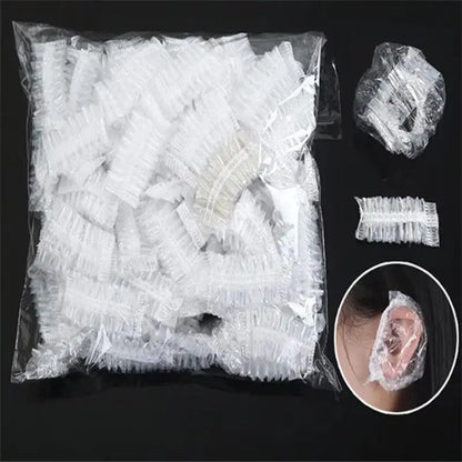 Disposable ear covers for bathing