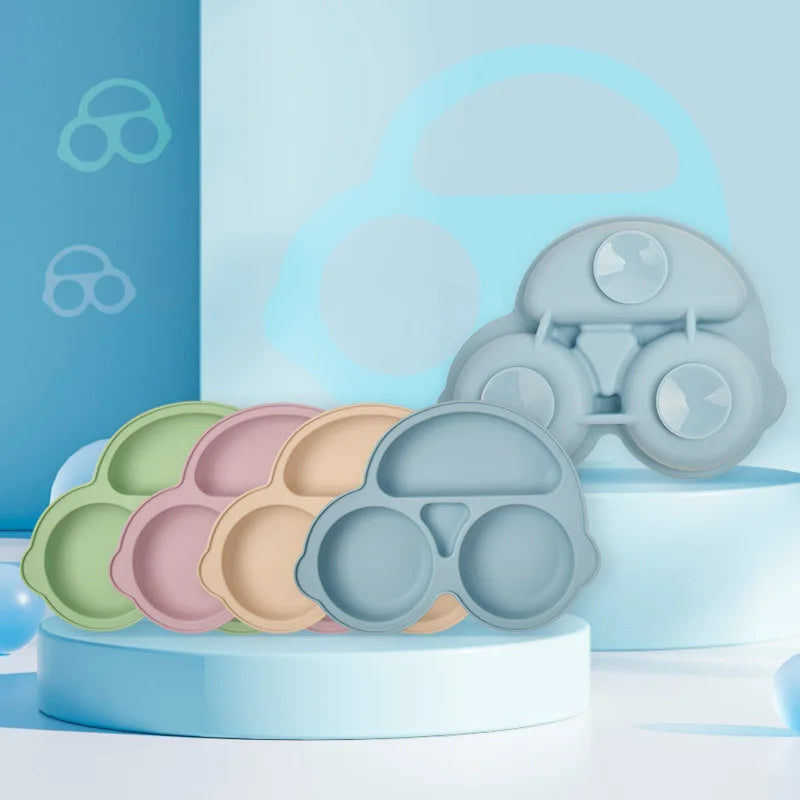 Anti slip suction bowl for children mealtime use
