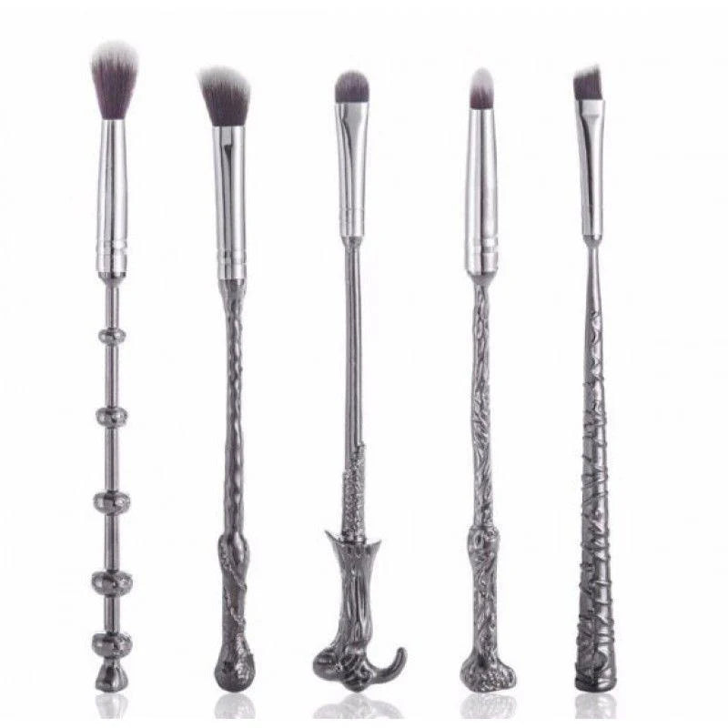 Silver tip and black tip brushes with soft bristles
