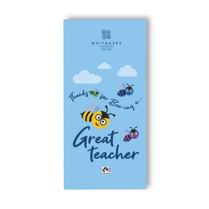 Heartfelt chocolate bar to show teacher appreciation