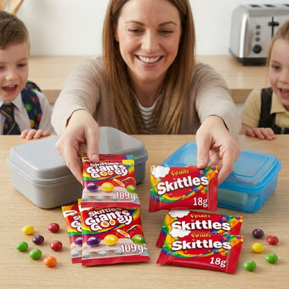 Skittles 109g giants pouch fruity chewy sweets pack