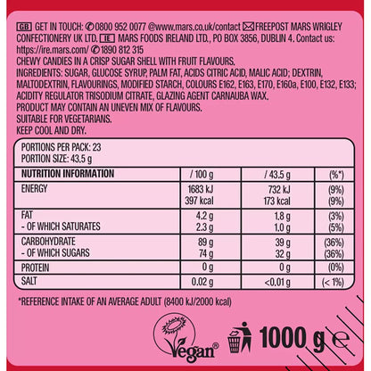 Vegetarian friendly Skittles bulk party pack