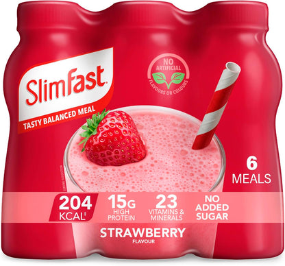 SlimFast Strawberry Shake 6 pack
