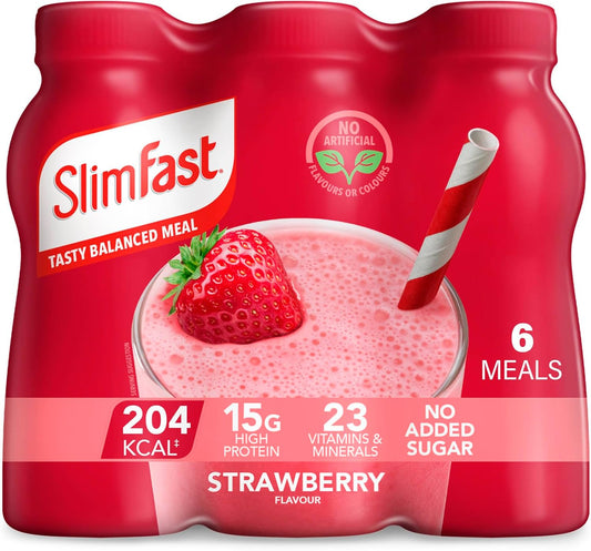 SlimFast Strawberry Shake 6 pack