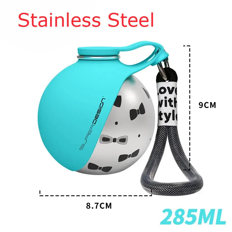 Small puppy water bottle accessory for hydration on the go