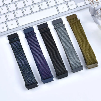 Breathable sport smartwatch strap in 20mm and 22mm sizes