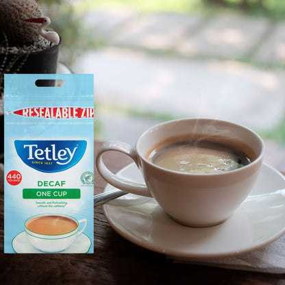 decaffeinated tetley tea bags smooth taste
