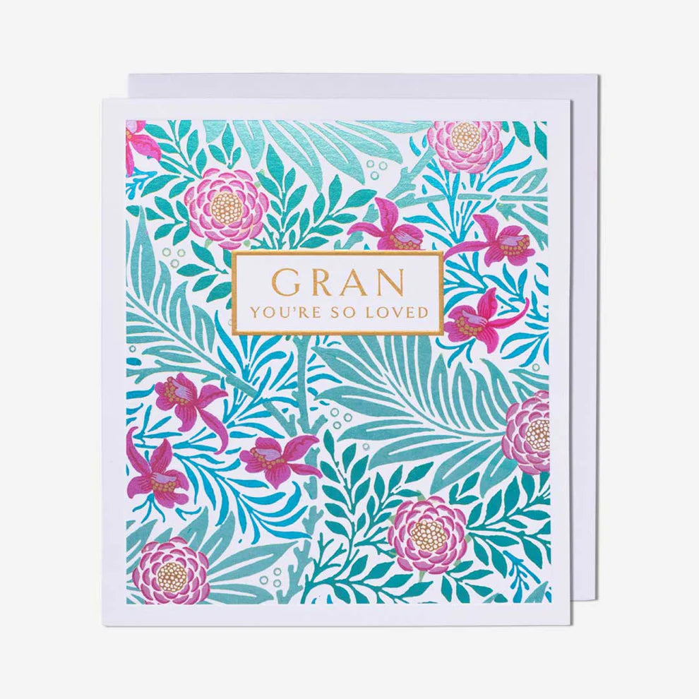 Thoughtful gran birthday greeting with heartwarming message, great choice for unique celebration card ideas