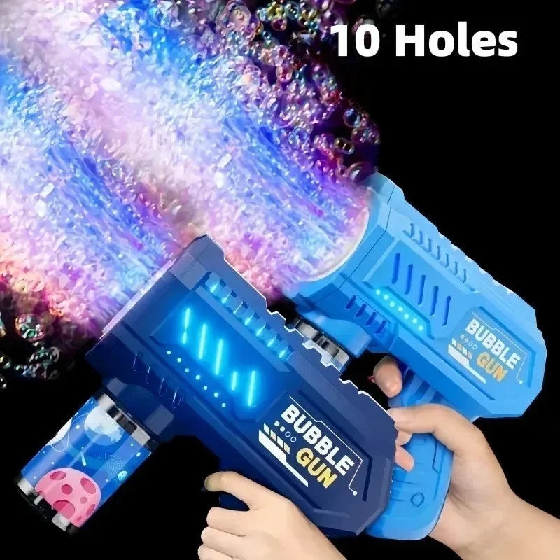 Outdoor bubble blowing toy for summer activities