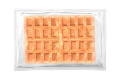 Lightly sweet waffle portions suitable for breakfast or snacks