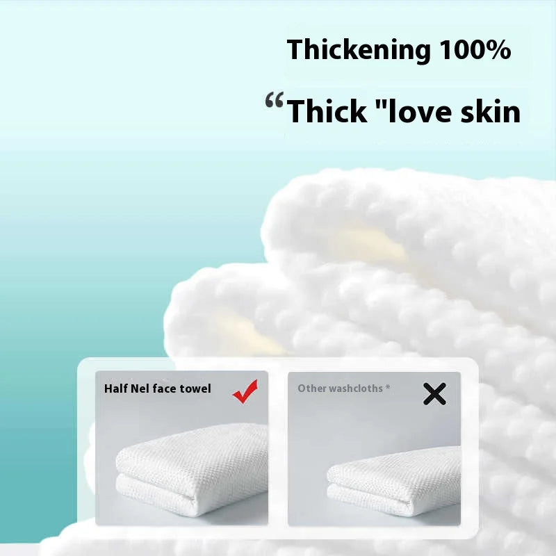 Disposable towels for facial cleansing