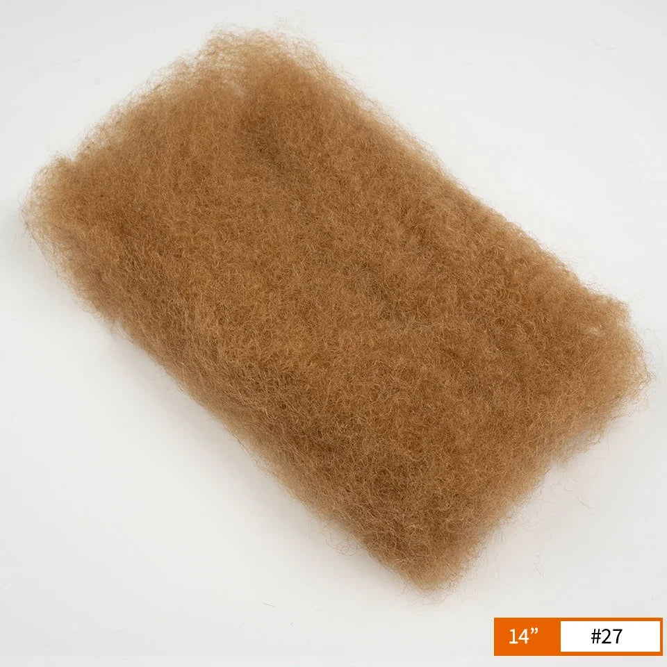 Afro curly extension hair natural finish