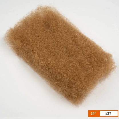 Afro curly extension hair natural finish