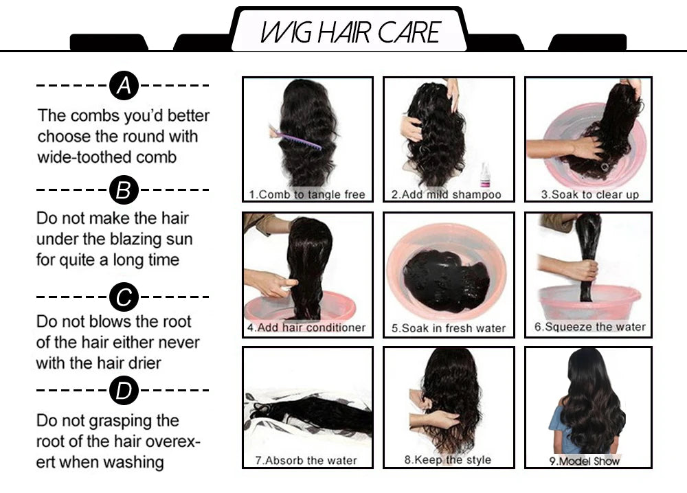 Voluminous human hair wig with natural soft waves