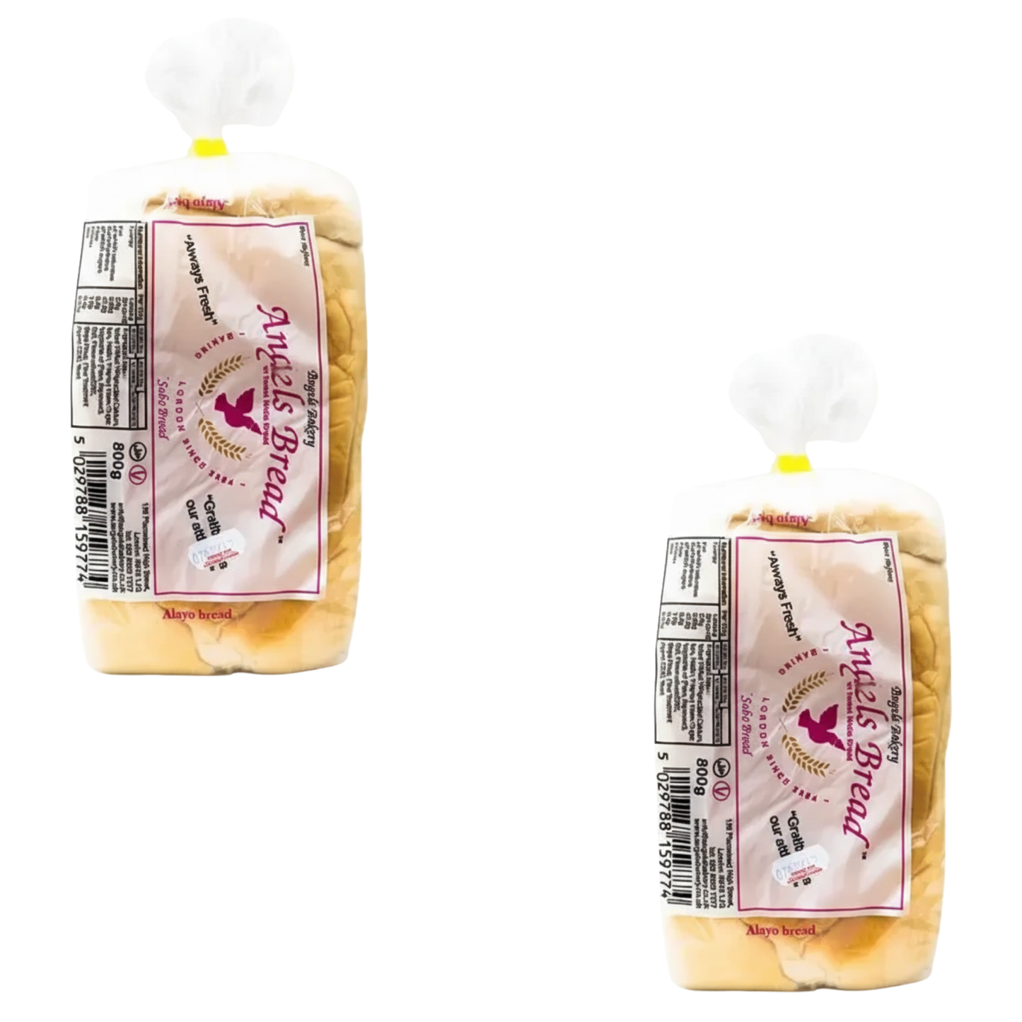 Fluffy loaf bread for breakfast, sandwiches, and snacks