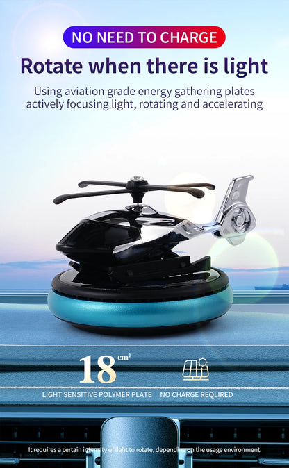 Compact rotating car air freshener