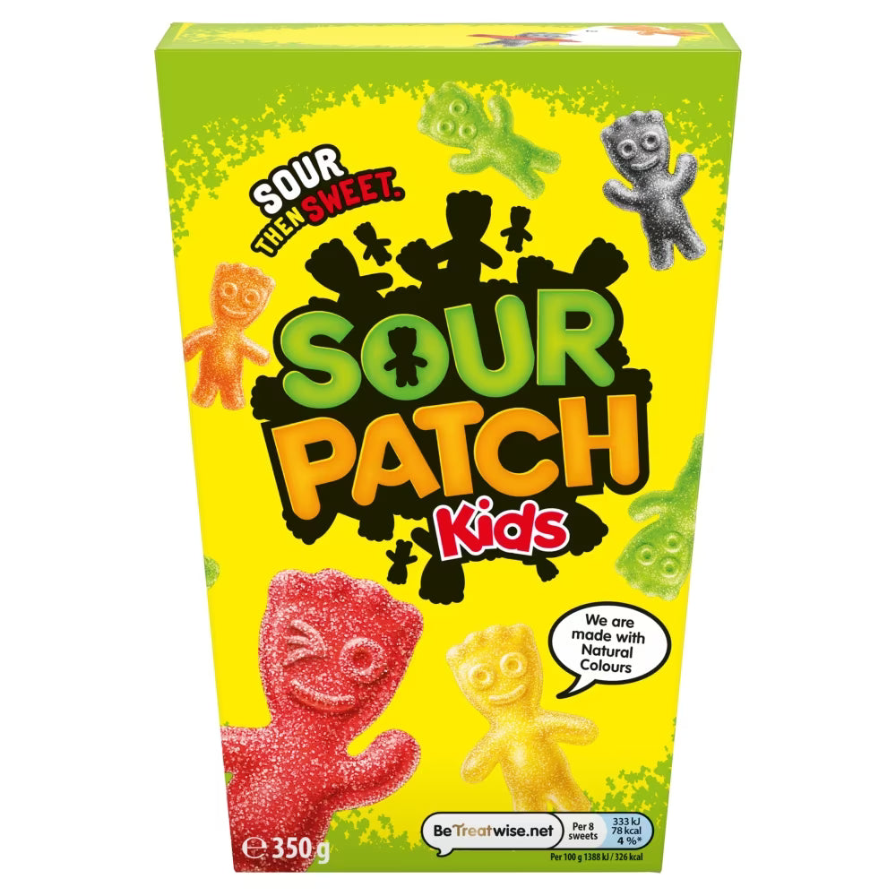 Sour Patch Kids fruit flavour gums with sour sugar coating