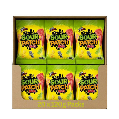 Fruit flavoured gums with sour sugar coating