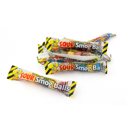 Six Flavors Sour Candy Bag – Lime, Cherry, Strawberry, Lemon, Blue Raspberry, Grape