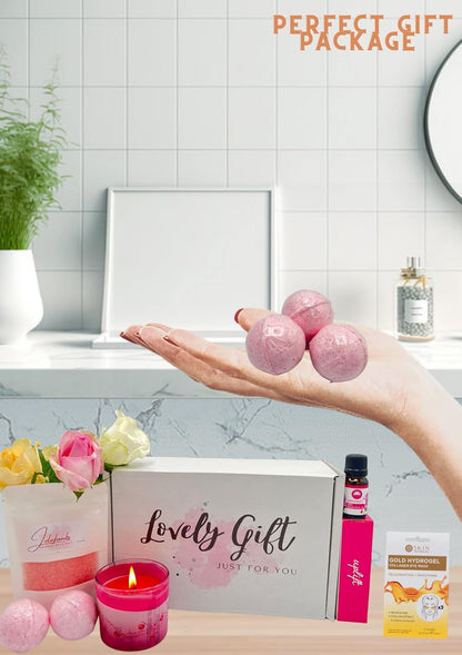 Spa-inspired relaxation pamper gift set
