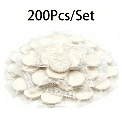 Compact face towels for travel and camping