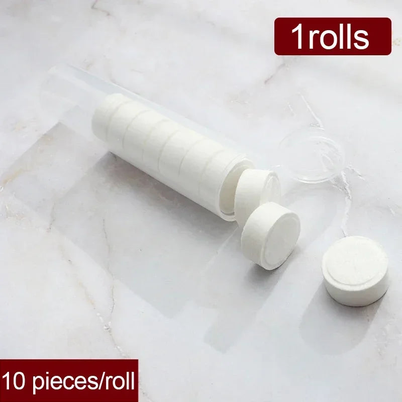 Cotton portable face towels for travel