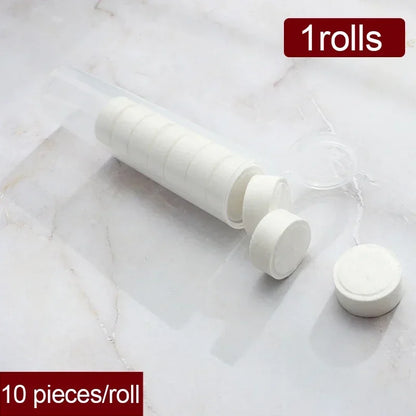 Cotton portable face towels for travel