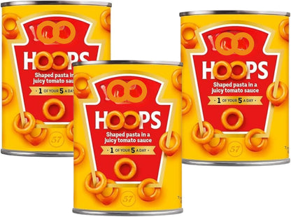 Spaghetti hoops in tomato sauce 400g can