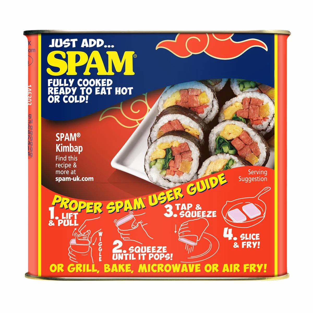 Bulk pack 6 cans SPAM gochujang flavour meat
