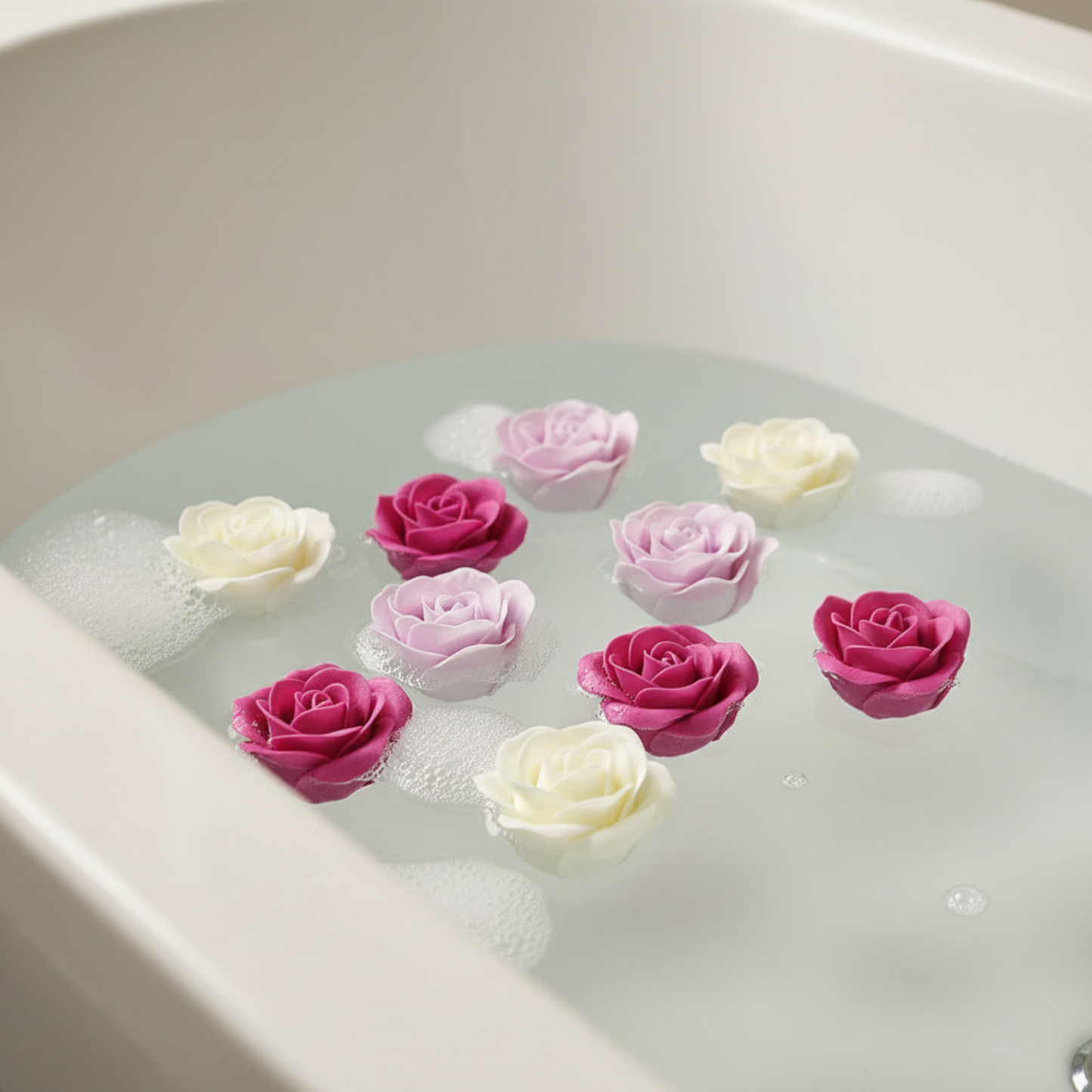 Luxurious soap roses with delicate fragrance