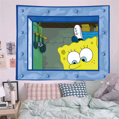 Playful animation inspired wall decoration print