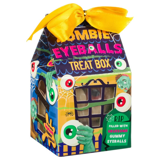 Spooky Gummy House filled with Zombie Eyeballs