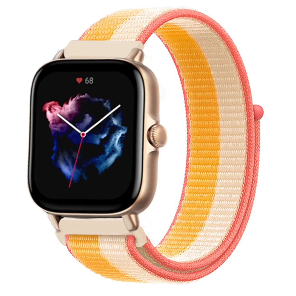 Breathable nylon strap for sweat resistant wear