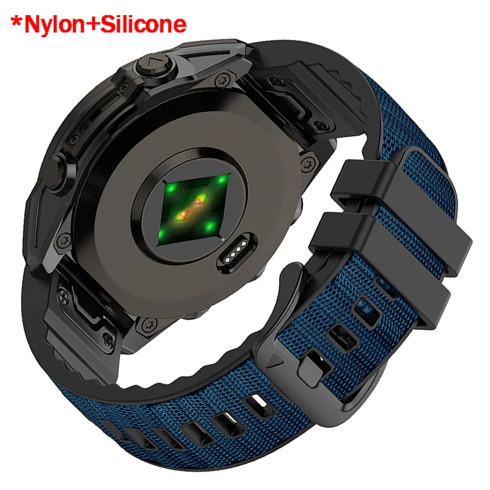 Garmin Instinct Forerunner MARQ QuickFit 22mm silicone nylon band