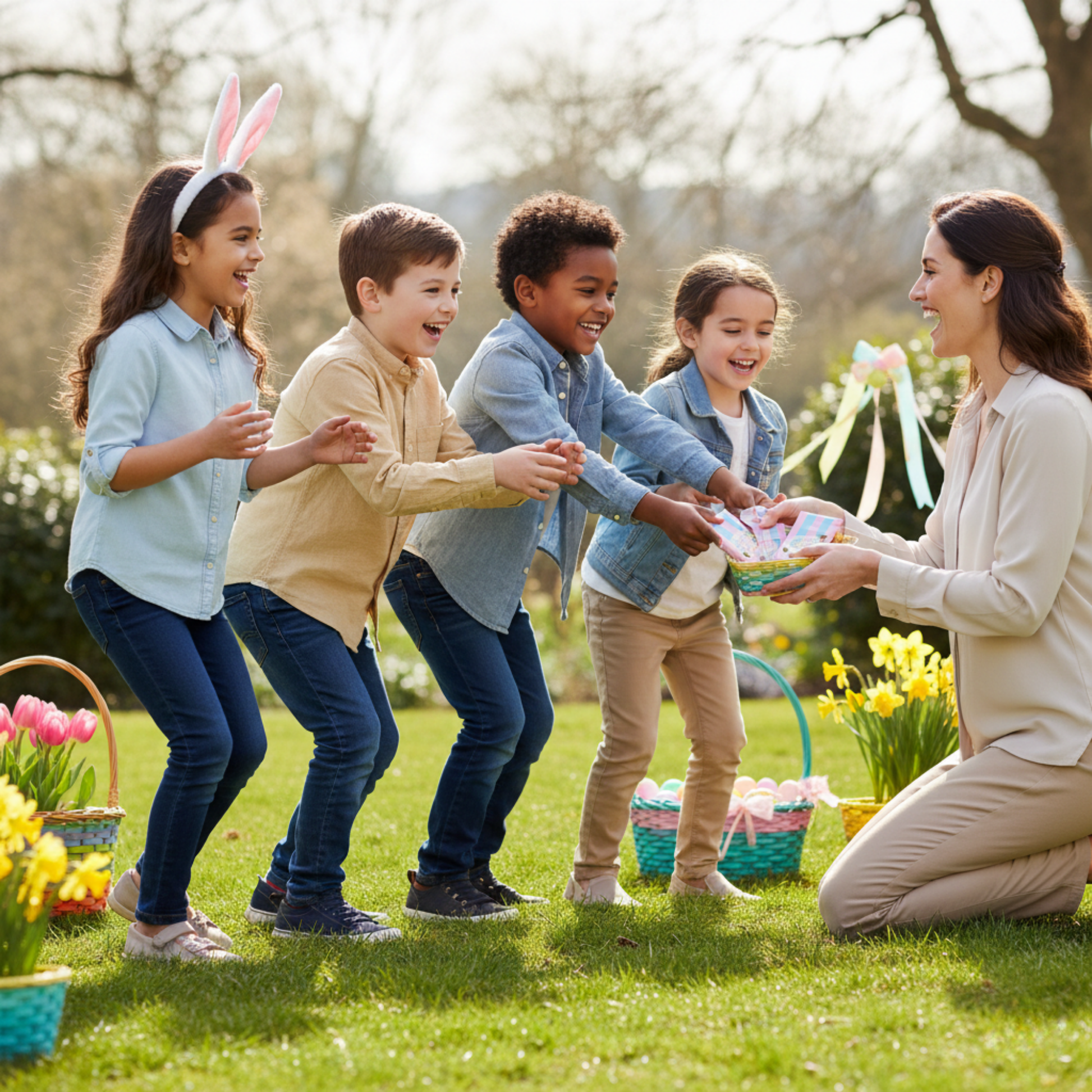 Vegetarian and gluten free Easter chocolate bar