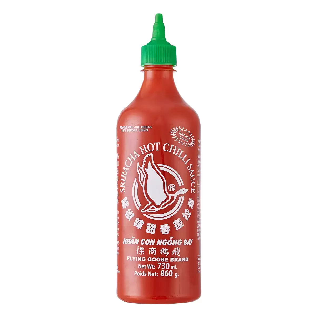 Thai hot sauce made with sun ripened red chillies