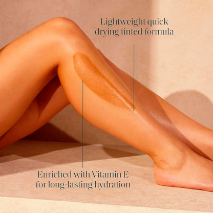 Natural medium golden self tan application set