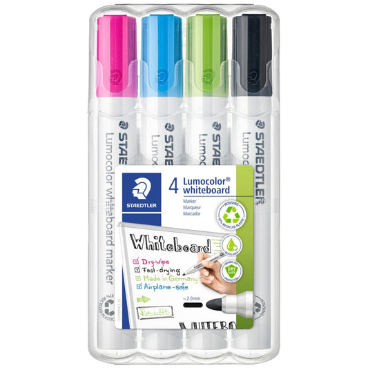 Staedtler Lumocolor Whiteboard Markers 4 Pack