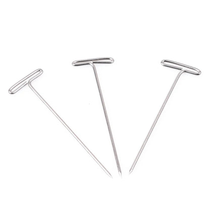 T pin 27mm 100pcs compact box wig making sewing storage