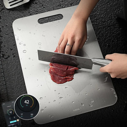 Antibacterial stainless steel board odour resistant easy to clean